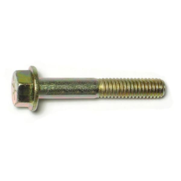 Midwest Fastener Grade 8, 5/16"-18 Flange Bolt, Zinc Plated Steel, 2 in L, 4 PK 74627 - main